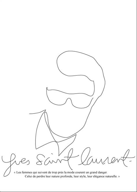 yves st laurent signature